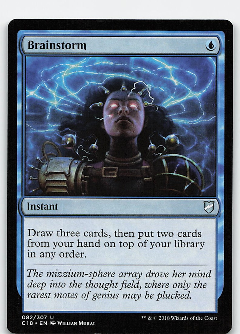 Magic: The Gathering Brainstorm Commander 2018 82 NM