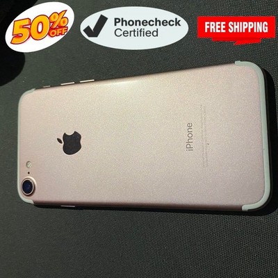 Apple iPhone 7 (128GB 32GB) Unlocked At&t Verizon Boost CDMA+GSM Good!