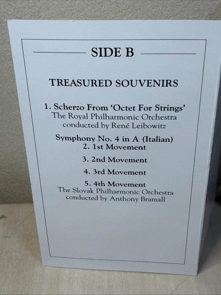 Mendelssohn, Cassette 2, Golden Favourites, Audiocassette - Image 4 of 4