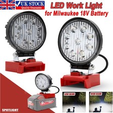 For Milwaukee 18V LED Light Work Light Flash Light Torch Li-ion M18 Batteries UK
