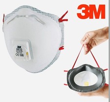 STOCK CLEARANCE SALE   30 X GENUINE 3M 8833 FFP3 RESPIRATOR MASKS