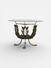 Raro Tavolino da Caffè Pier Luigi Colli Anni’40 - Ottone