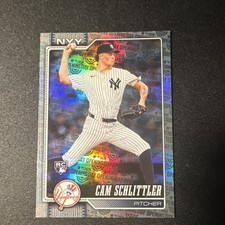 Topps 2026 Series 1 Opening Day Insert #111 Cam Schlittler Yankees Rookie