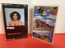 Prince Cassette Tape Lot of 2 Self Titled Around The World In A Day R B Tested
