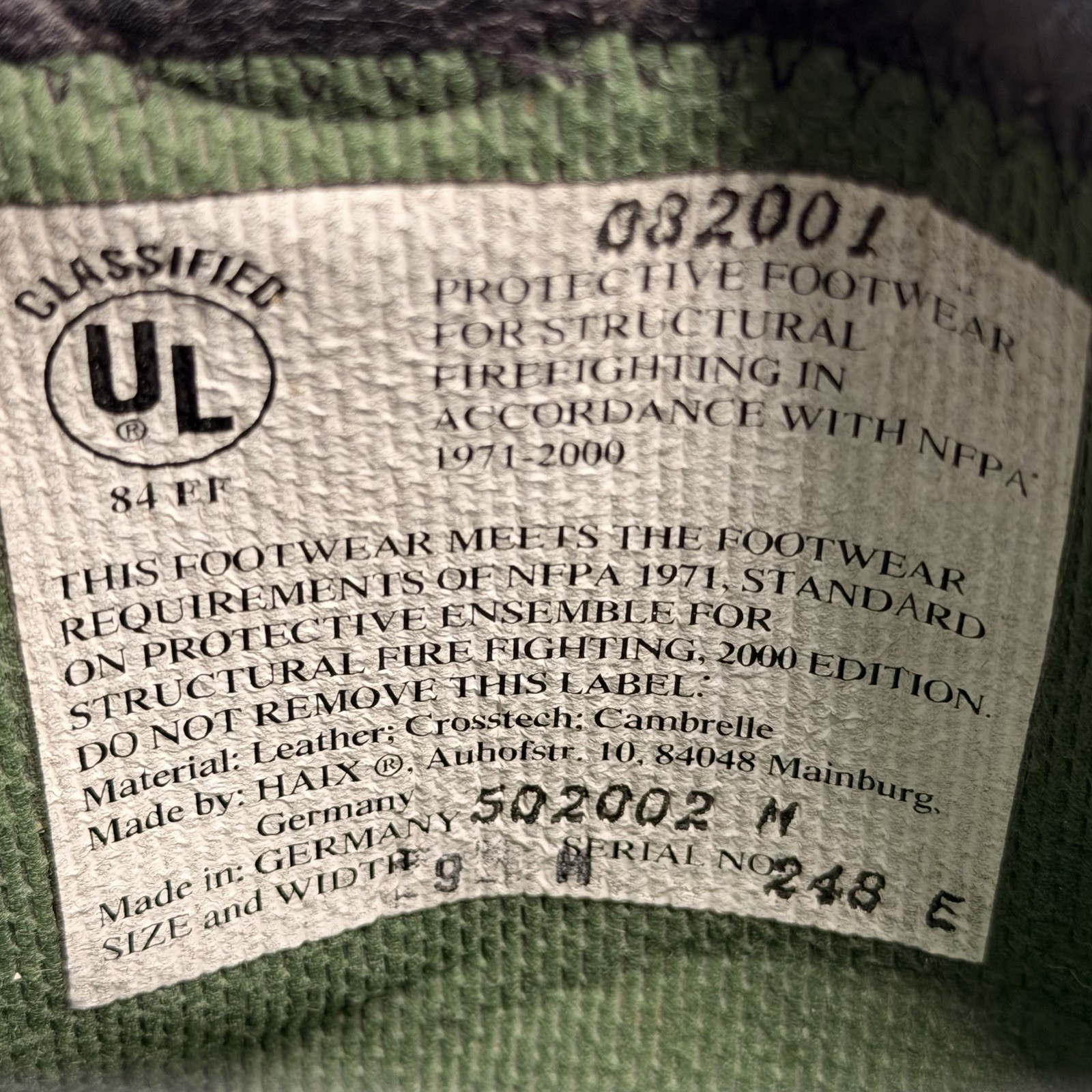 Haix Fire Hunter Structural Firefighter Bunker Bo… - image 13