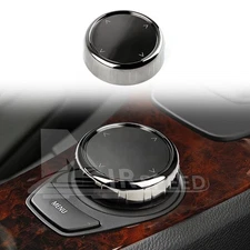 Ceramic Multimedia IDrive Button Knob Cover Fits BMW E70 E81 E82 E90 E91 E92 E93