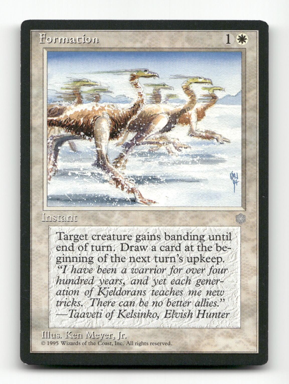 Formation Rare Ice Age Magic: The Gathering Lightly Played