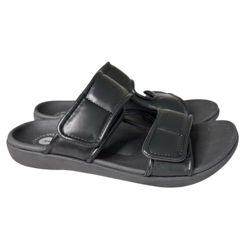 Revitalign Damen-Flip-Flop Größe 9 B schwarze bequeme Slipper Sandalen Fußgewölbestütze - Bild 8 von 13