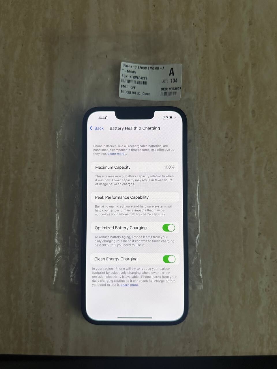 Apple iPhone 13 128GB (Locked to TMobile) *NO RESERVE* *WARRANTY