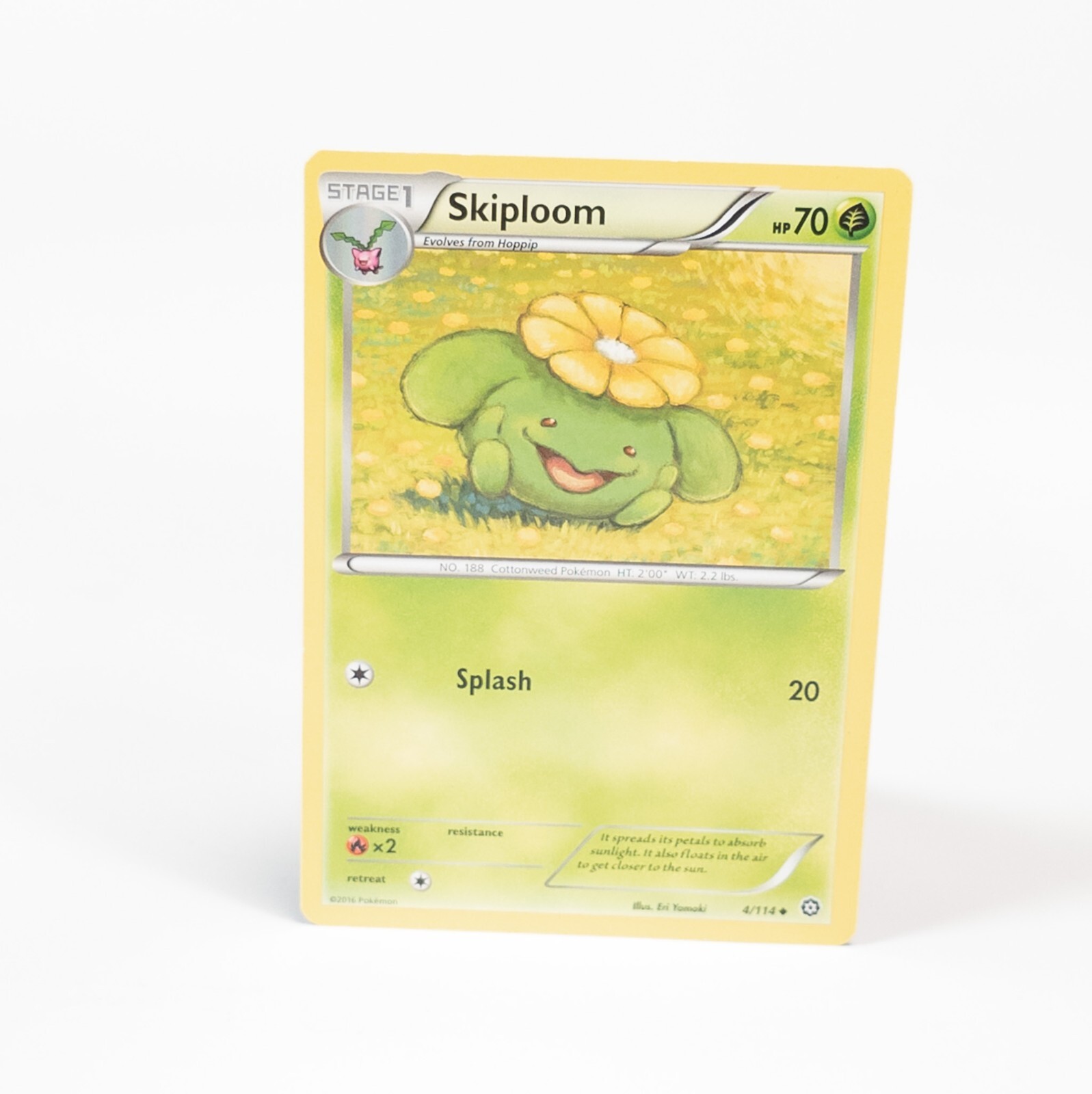 Skiploom 4/114 Pokemon XY - Steam Siege Uncommon NM