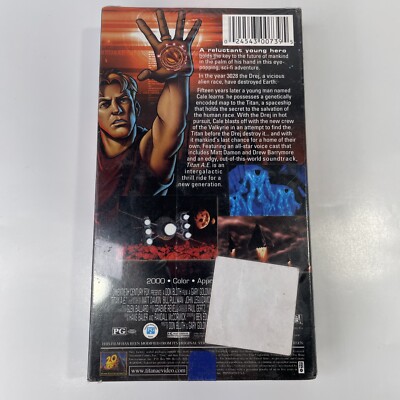 Titan A.E. (VHS, 2000) Brand New Sealed Matt Damon, John Leguizamo