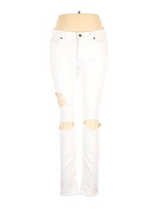 h and m white jeans