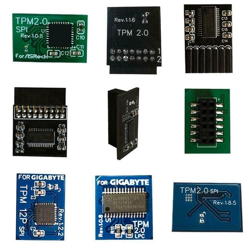 1X TPM2.0 Module Compute Securely bus header Trusted Platform NEW G1V7