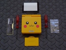 Pokemon Pikachu GBA SP Replacement Housing Shell,New Glass Lens,-AGS101 sticker