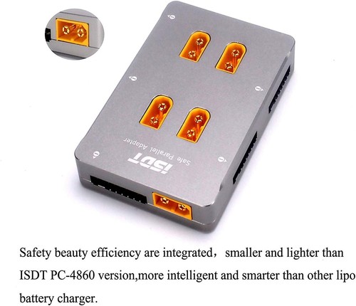 ISDT PC-4860 Lipo Battery Charger 1-8S XT60 Safe Parallel Charge Board Balance - Picture 8 of 9