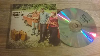 CD Indie Town Of Saints - Carousel (1 Song) Promo SNOWSTAR REC cb