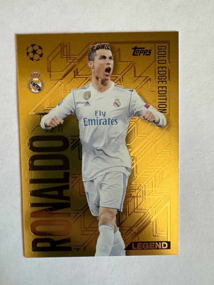 Topps Match Attax Gold Edge #7 Cristiano Ronaldo | eBay