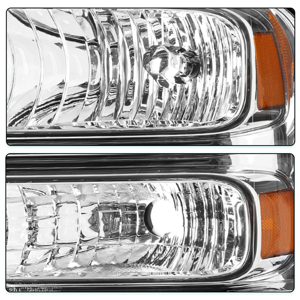 For 1999-2004 Ford F250 F350 Ford Super Duty Excursion Conversion Headlights Foto 2 de 4