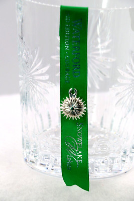 Waterford Crystal Snowflake Wishes Crystal Courage Glass 2nd Edition New In Box