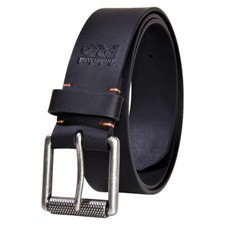 Timberland Pro Men's Belt Black Leather Roller Buckle
