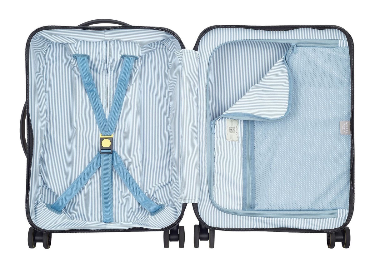 Delsey Belmont Plus Valise Trolley Cabine 4 Doubles Roues 55 cm Ant