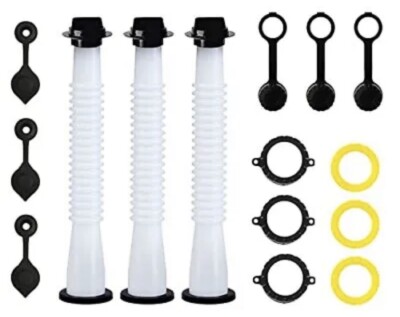 KP KOOL PRODUCTS Universal Gas Can Spout  Gas Can Nozzle with Gasket Stopper ...