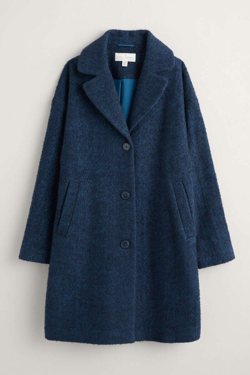 Seasalt Women's Coat navy Trenwheal Woolrich Coat Tall Crownan