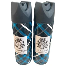 Lot Of 2 English laundry  Oxford Blue Fragrance Body Spray   5.0z.
