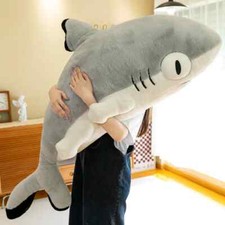 130cm Plush Doll Pillow Soft Shark Cushion Pillow Plush Toy Gifts for Children