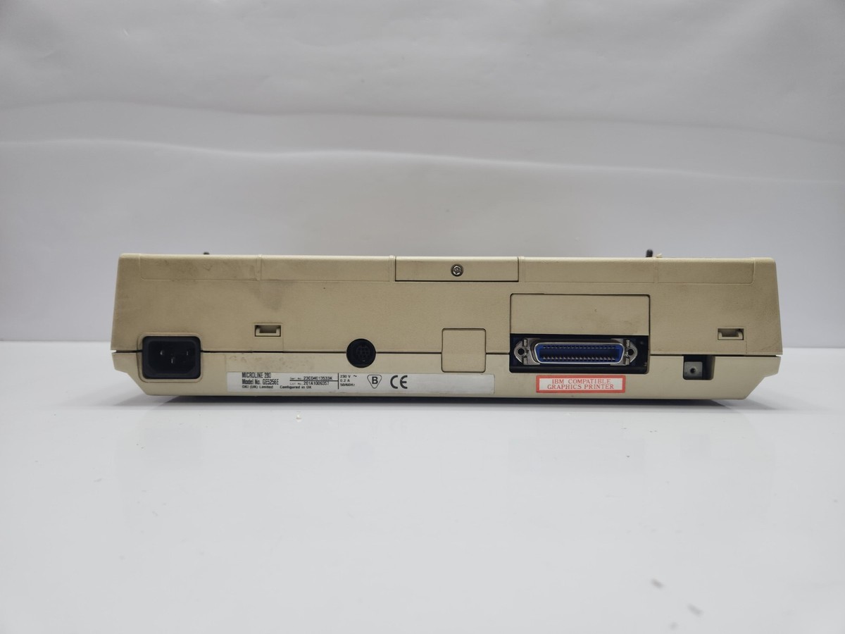 OKI MICROLINE 280 ELITE DOT MATRIX 9 PIN PRINTER GE5256E | eBay OKI MICROLINE 280 ELITE DOT MATRIX 9 PIN PRINTER GE5256E | eBay
