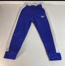 BOYS REEBOK Jogger pants Only SZ 4 BLUE WHITE