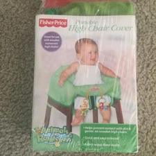 Fisher Price Green Portable High Chair Cover New Animals Of The Rainforest
