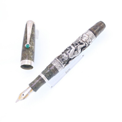 Montegrappa Fountain Pen Limited Edition Oriental Zodiac Monkey NIB:B, 18K Gold