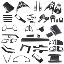 Carbon Fiber Gear Shift Panel Frame Cover Tri...