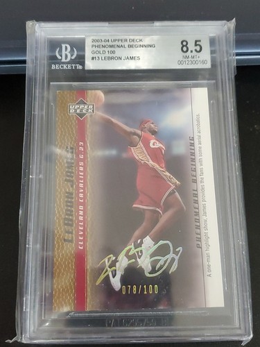2003 LeBron James [Gold] #13