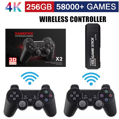 X2 Plus 64g-256G 50000 Game GD10 Pro 4K Game Stick 3D HD Retro Wireless Consoles