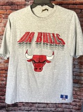 Vtg 90s Chicago Bulls DA BULLS Nutmeg Single Stitch T-Shirt Adult XL Made In USA