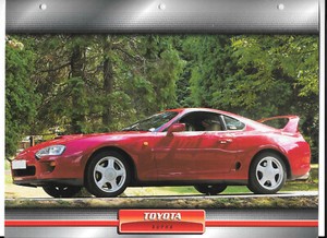 TOYOTA SUPRA 1993 Photo / Poster by Neill Bruce, Editions Atlas.