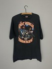Vintage 80s Harley Davidson Motorcycle T shirt 2XL Cycle Bikers 1982 California