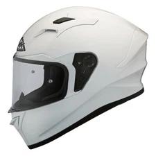 SMK STELLAR FULL FACE ROAD RACE MOTORCYCLE HELMET WHITE CHEAP SIZE XS S M L XL 2