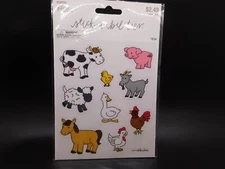 The paper Studio Stick a bilities Farm Animal Stickers 18 pc