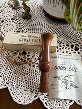 VINTAGE KEN MARTIN GOOSE CALL HORSE SHOE LAKE MODEL IDAHO FALL ID W/BOX