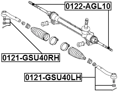 转向领带杆适用于 2014 丰田 Venza(美国) — 第 2/3 张图片