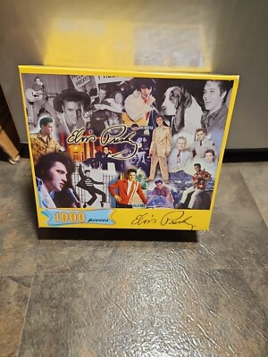 ELVIS PRESLEY Signature 1000 pc. Jigsaw Puzzle Collage Art Factory Sealed NEW!
