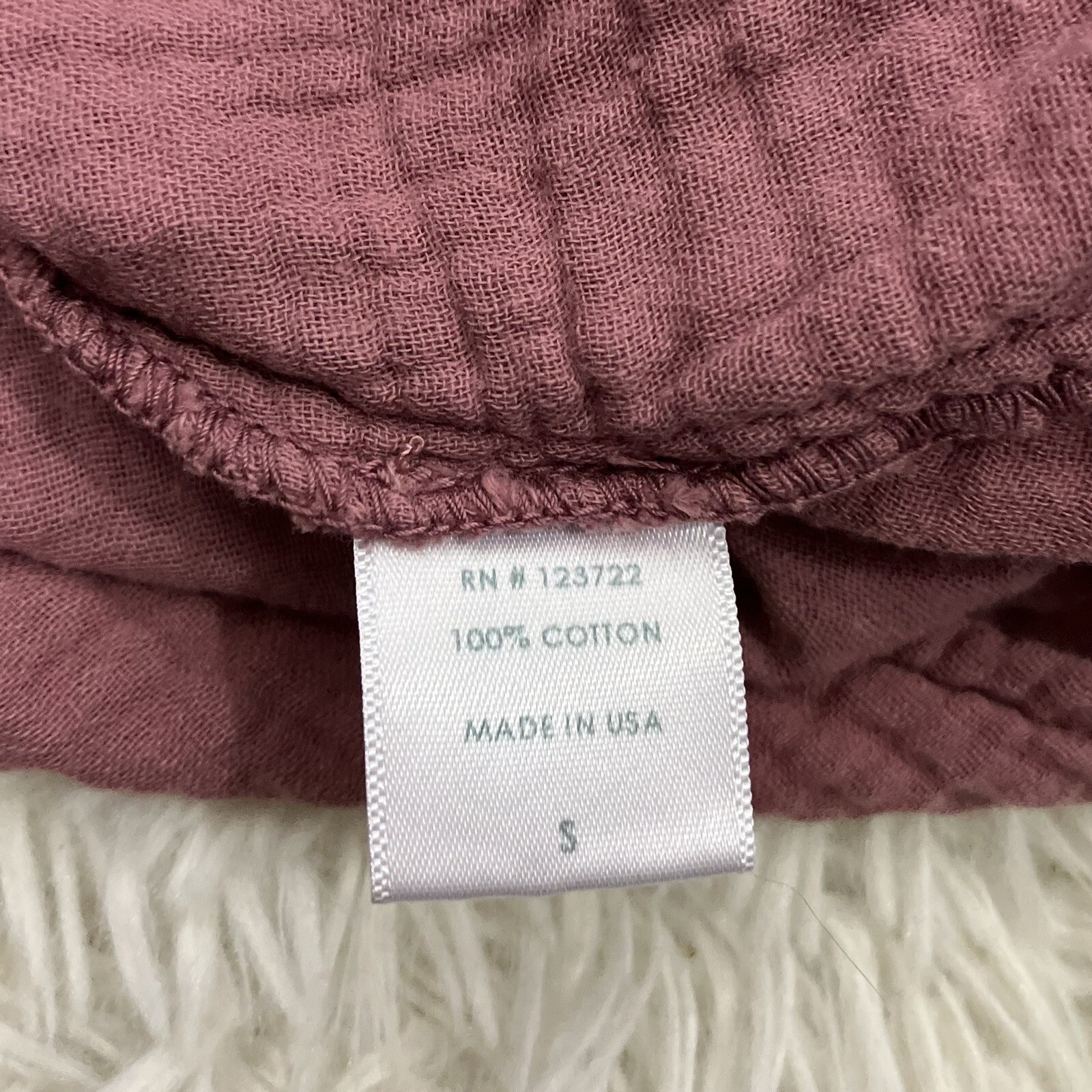 Xirena Dress S Cotton Gauze Pockets Midi Mauve eBay