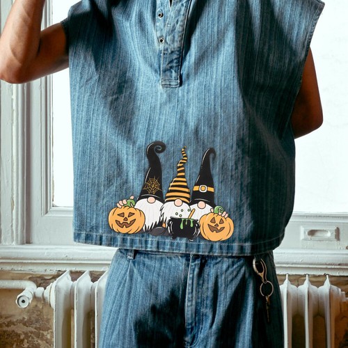 12 Stück Transferaufkleber zum Aufbügeln, Halloween-Muster, Aufbügelaufkleber, - Bild 2 von 12