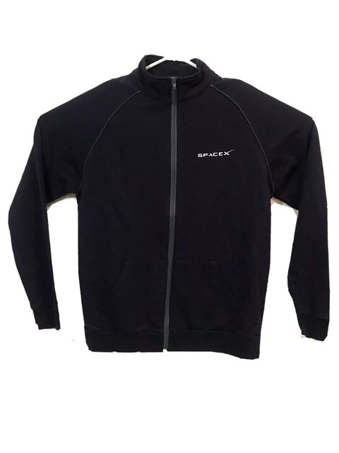 SpaceX Zip Up Sweater Elon Musk Navy Size Large | eBay
