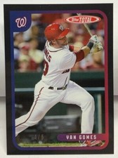 Yan Gomes 2020 Topps Total #37B - BLACK Parallel #'d 4/5 - WASHINGTON NATIONALS