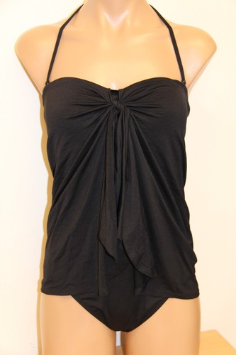 New Ralph Lauren Swimsuit Bikini 1 piece Size 6 Strap Black - Picture 5 of 6