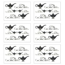 6 Sheets TeaPot Tea Time Temporary Tattoo Temporary Tattoos Body Tattoos Sticker